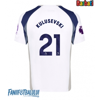 Tottenham Hotspur Dejan Kulusevski #21 Tricou Fotbal Replică 2025-26 Barbati Acasa